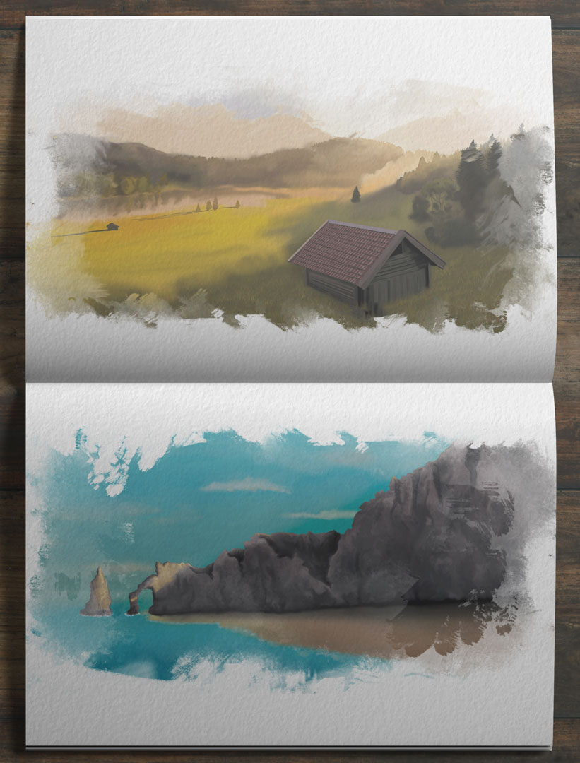 Peinture de paysages