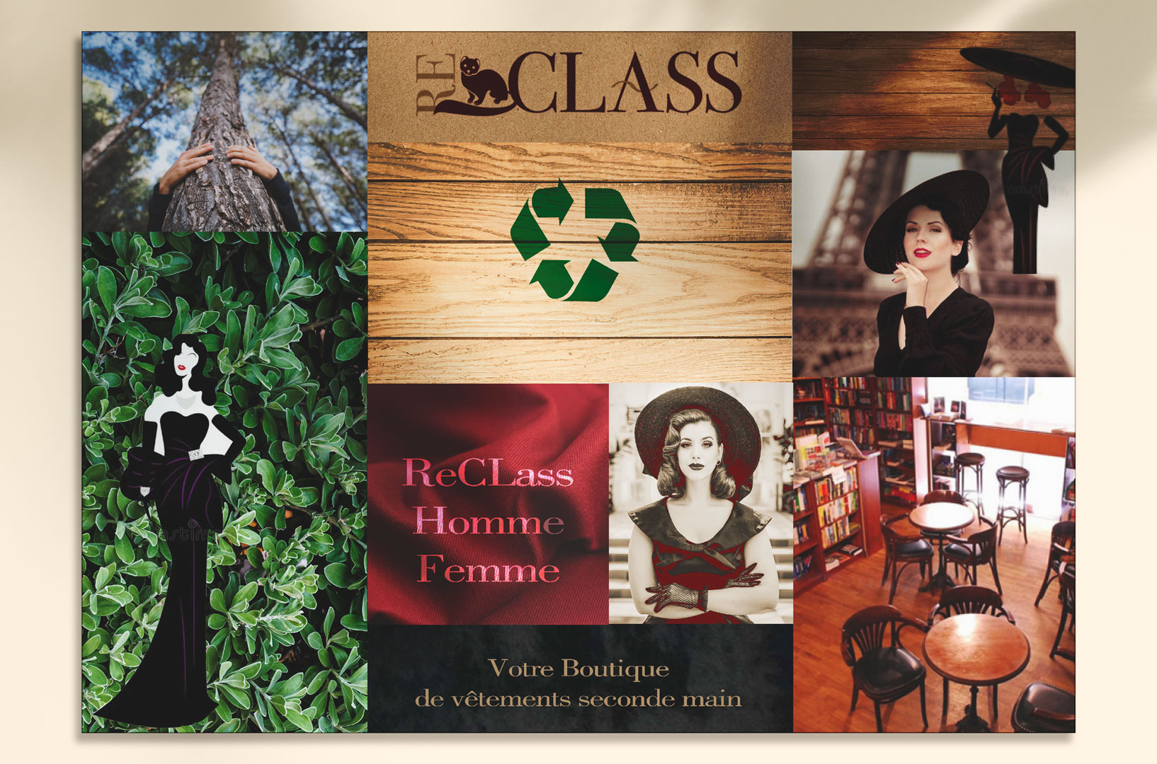 Étude de moodboard  ReClass