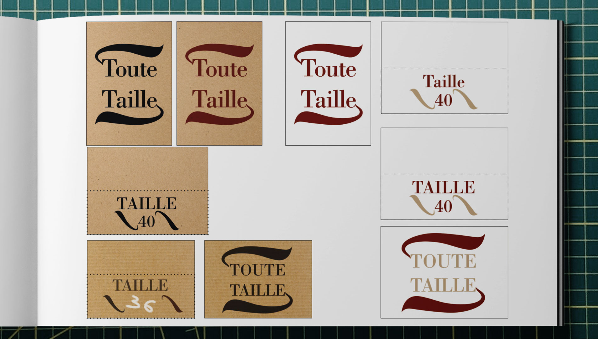 Étiquettes de vêtements 